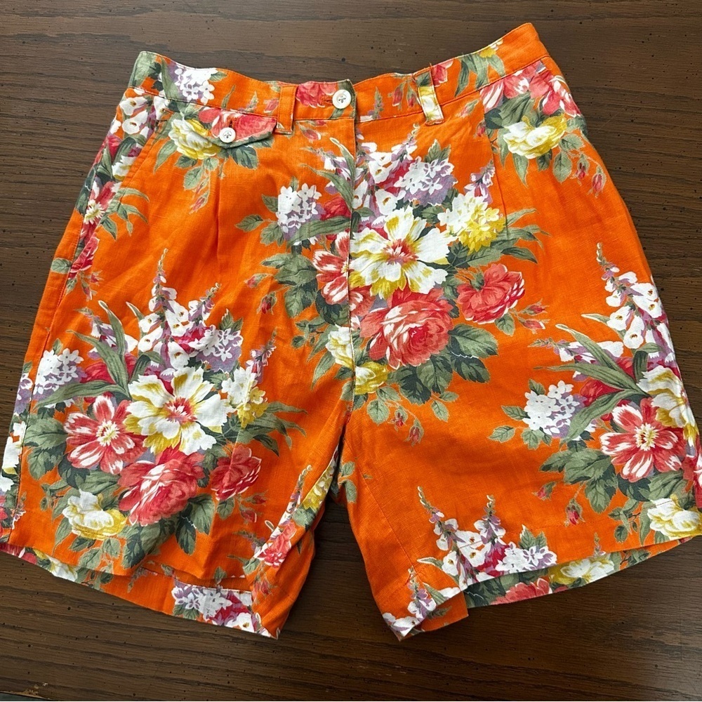 Lauren Ralph lauren vintages floral old money shorts 6P